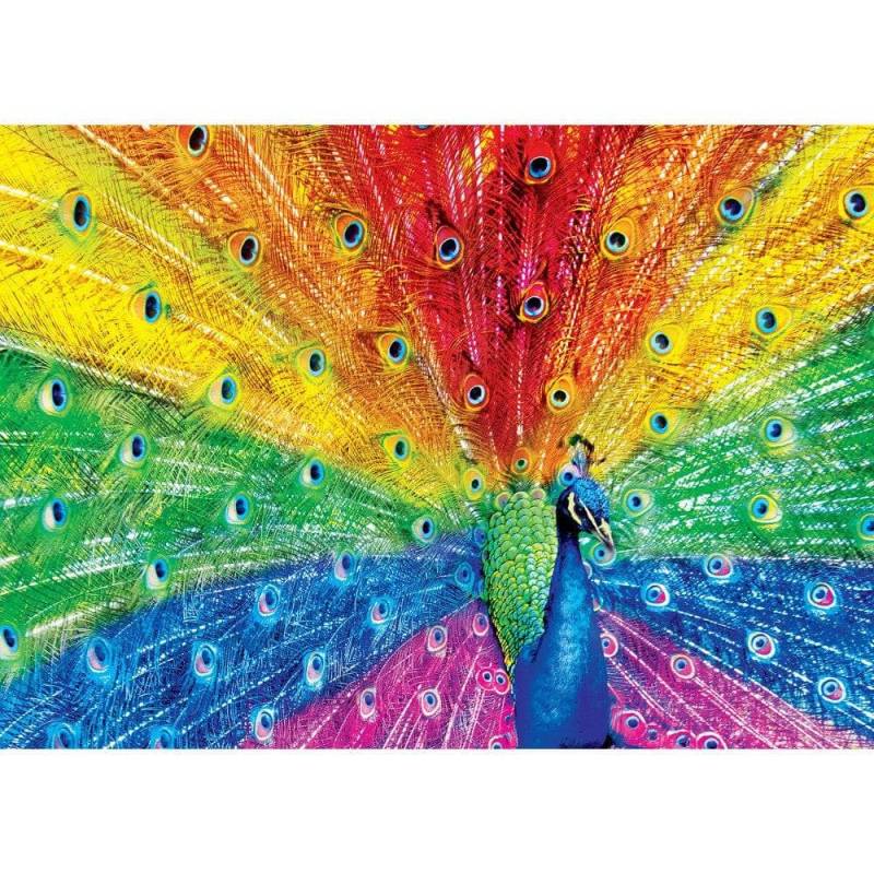 Master Pieces Brillance - Peacock Delight 500 Teile Puzzle Master-Pieces-32299 von Master Pieces