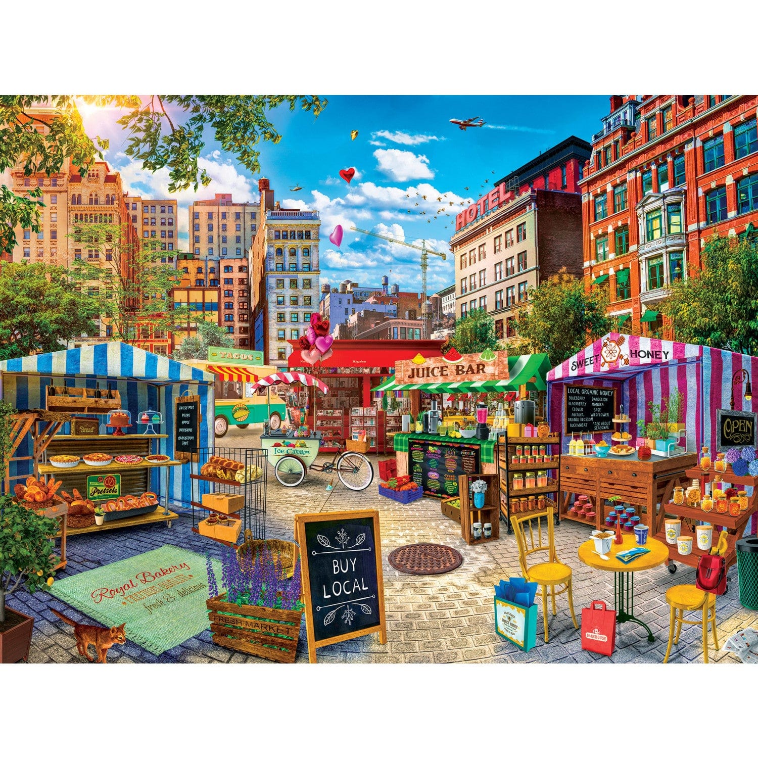 Master Pieces Buy Local Honey 750 Teile Puzzle Master-Pieces-32017 Master Pieces Buy Local Honey 750 Teile Puzzle Master-Pieces-32017 von Master Pieces