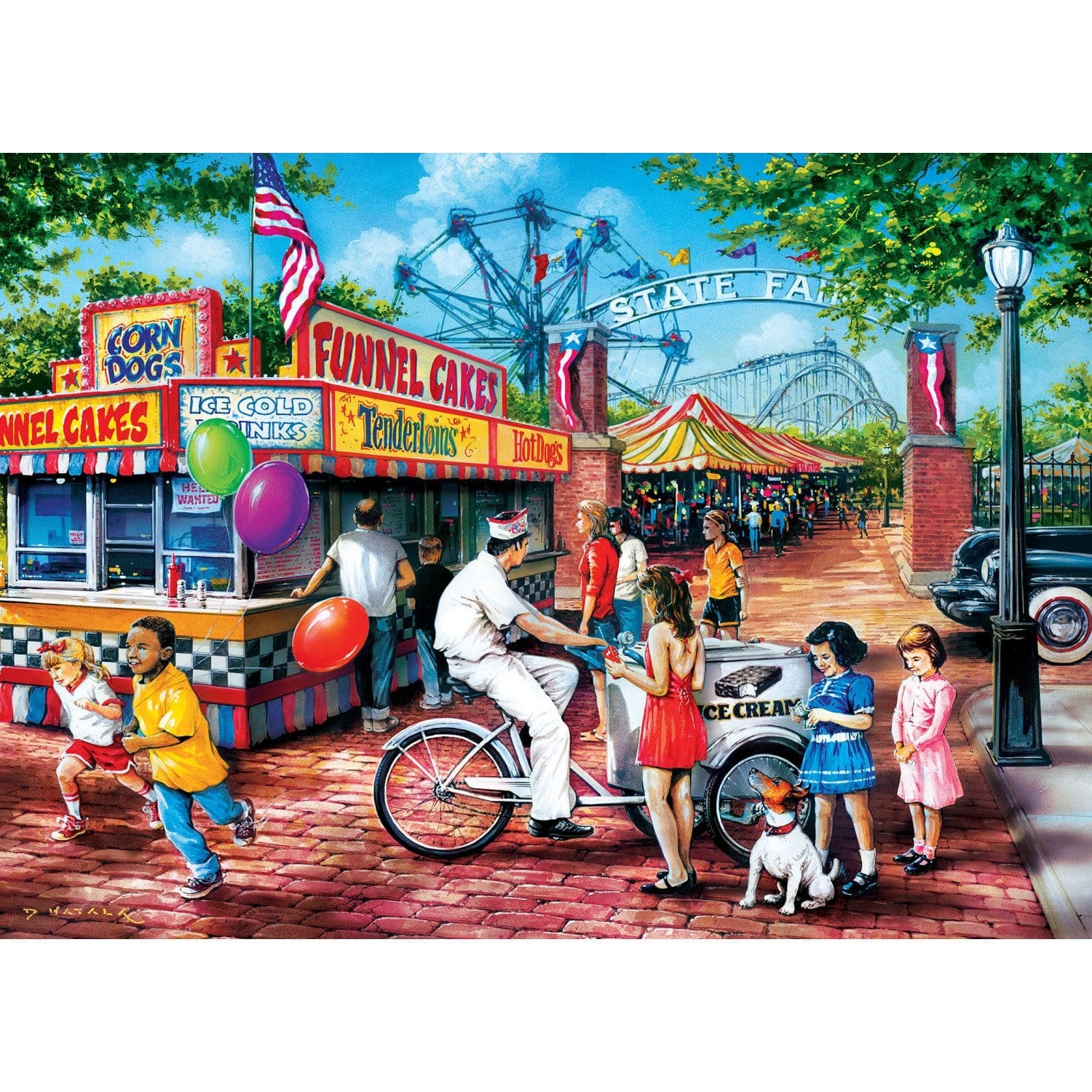 Master Pieces Childhood Dreams - Sommerkarneval 1000 Teile Puzzle Master-Pieces-72036 von Master Pieces
