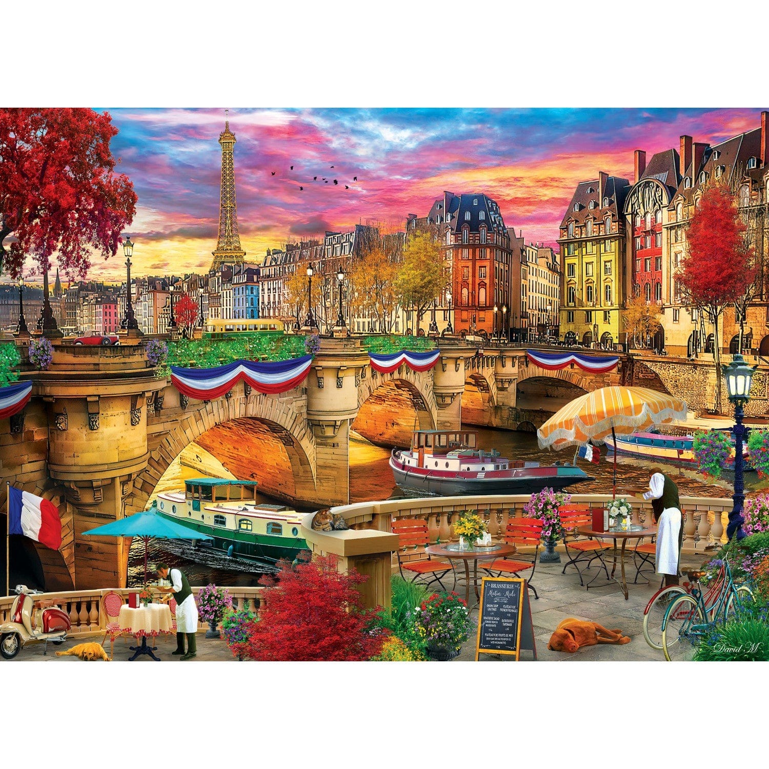 Master Pieces Colorscapes - Paris, Stadt der Liebe 1000 Teile Puzzle Master-Pieces-72548 von Master Pieces