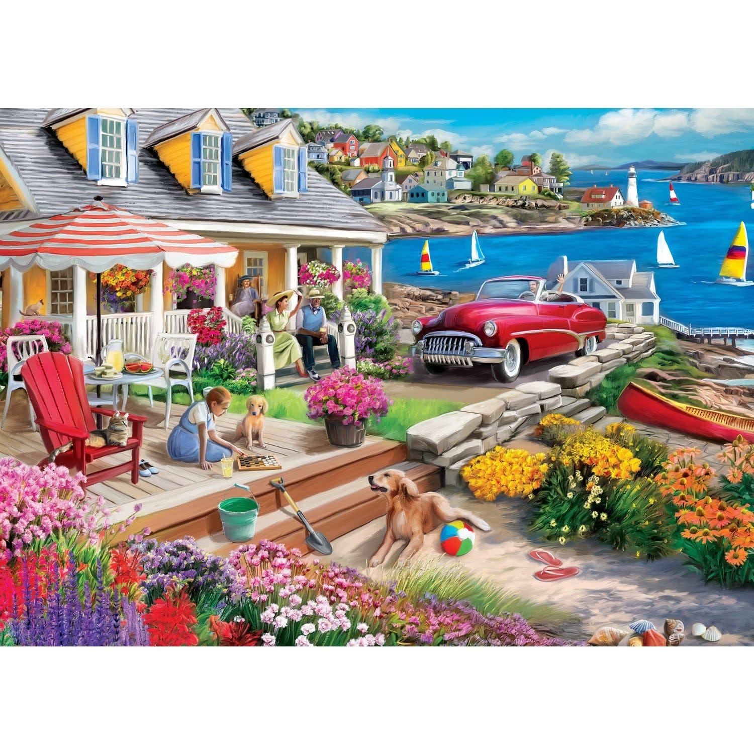 Master Pieces Country Escapes - Zeitloser Sommer 500 Teile Puzzle Master-Pieces-32583 von Master Pieces