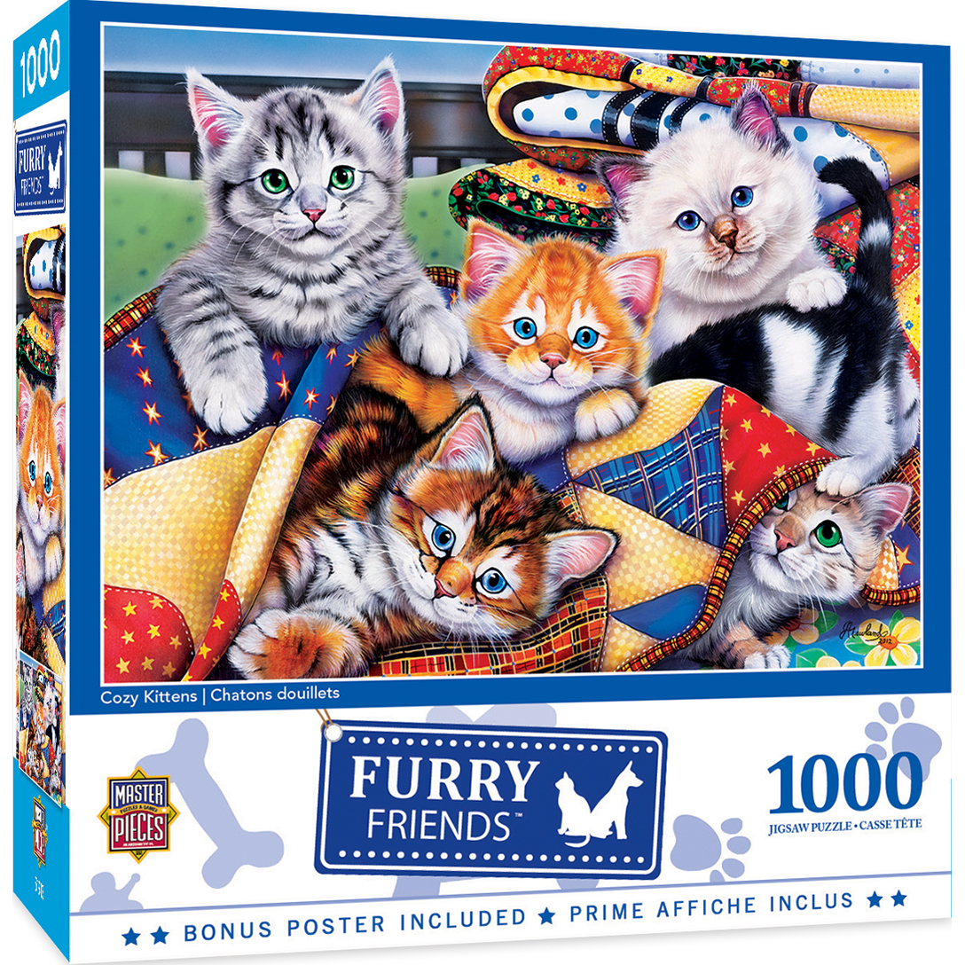 Master Pieces Cozy Cats 1000 Teile Puzzle Master-Pieces-72181 von Master Pieces