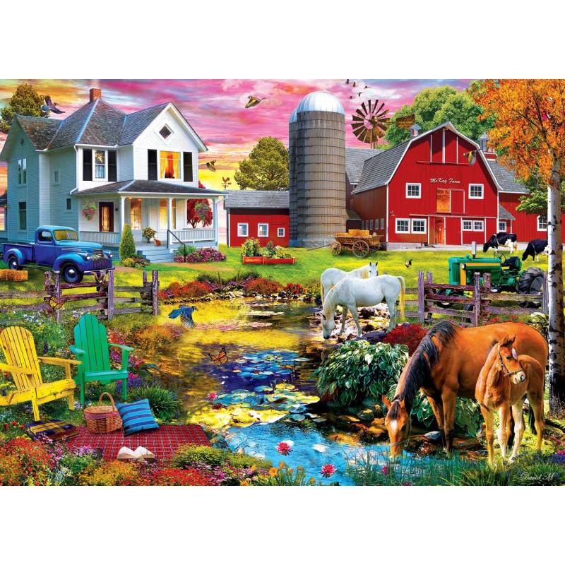 Master Pieces Farm & Country - Picknick auf dem Bauernhof 1000 Teile Puzzle Master-Pieces-72239 Master Pieces Farm & Country - Picknick auf dem Bauernhof 1000 Teile Puzzle Master-Pieces-72239 von Master Pieces