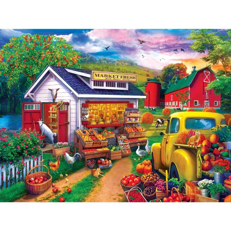 Master Pieces Farmer's Market - Market Fresh Morning 750 Teile Puzzle Master-Pieces-32557 Master Pieces Farmer's Market - Market Fresh Morning 750 Teile Puzzle Master-Pieces-32557 von Master Pieces