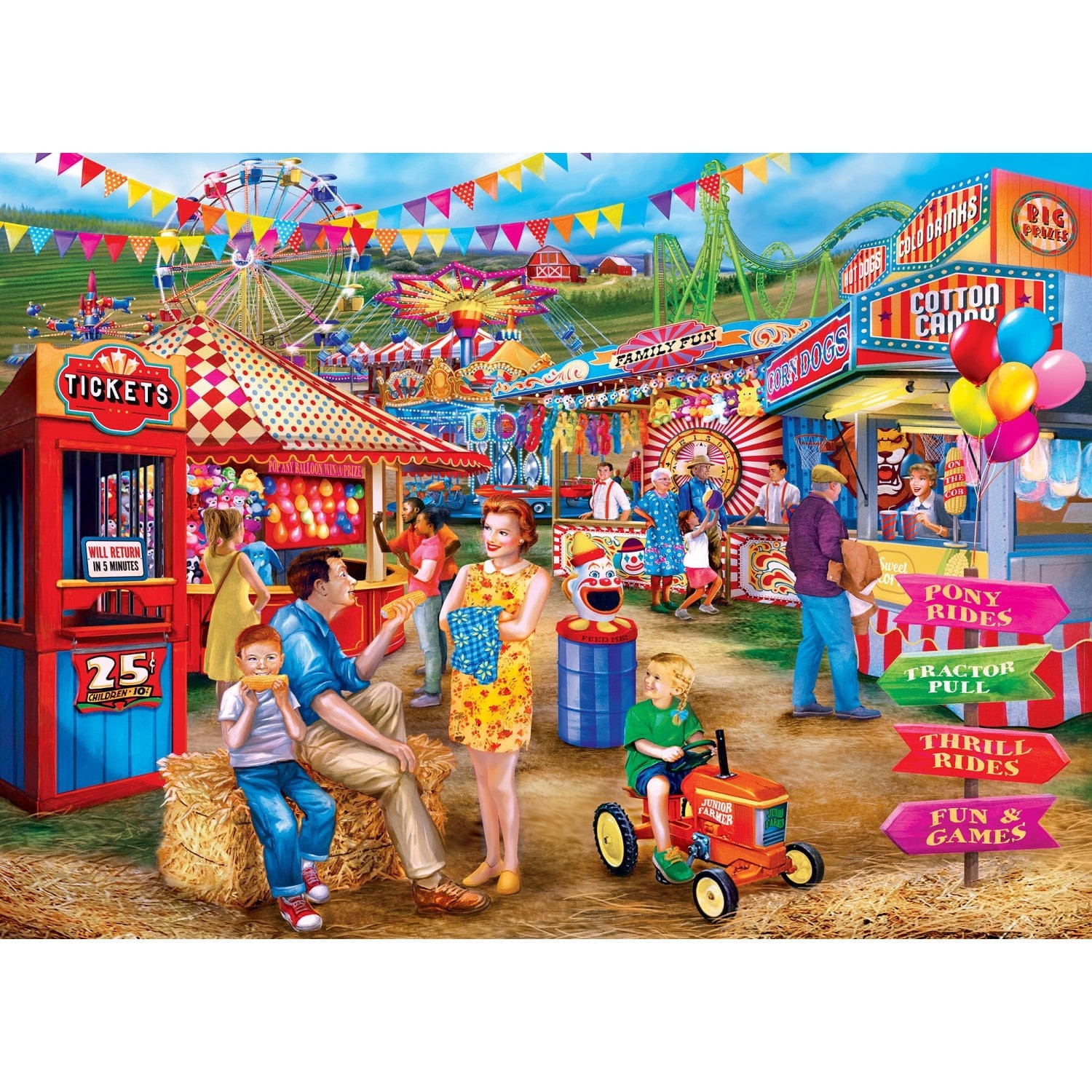 Master Pieces Feten & Festivals - Sommerfest 1000 Teile Puzzle Master-Pieces-72339 von Master Pieces