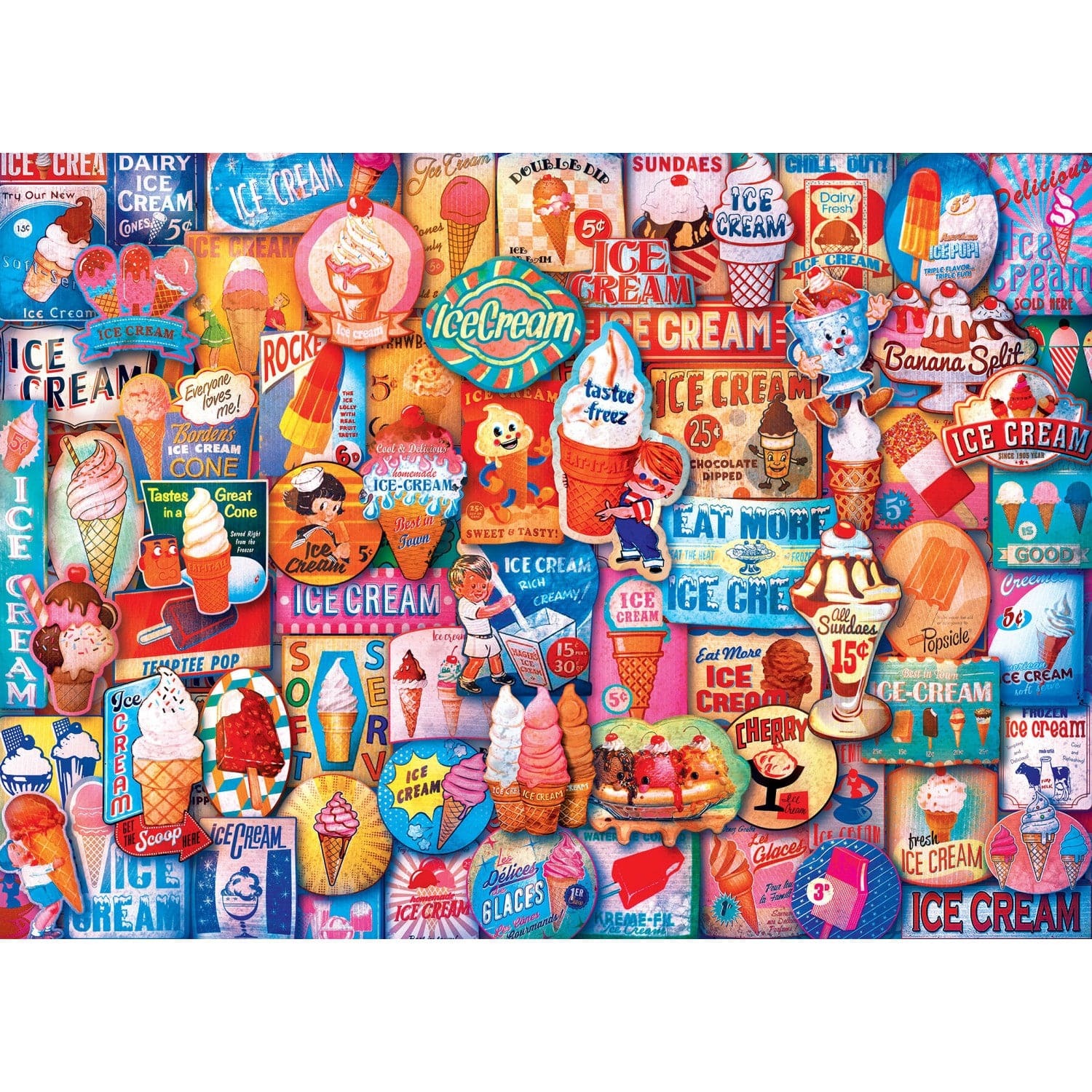 Master Pieces Flashbacks - Eiscreme-Leckereien 1000 Teile Puzzle Master-Pieces-72252 Master Pieces Flashbacks - Eiscreme-Leckereien 1000 Teile Puzzle Master-Pieces-72252 von Master Pieces