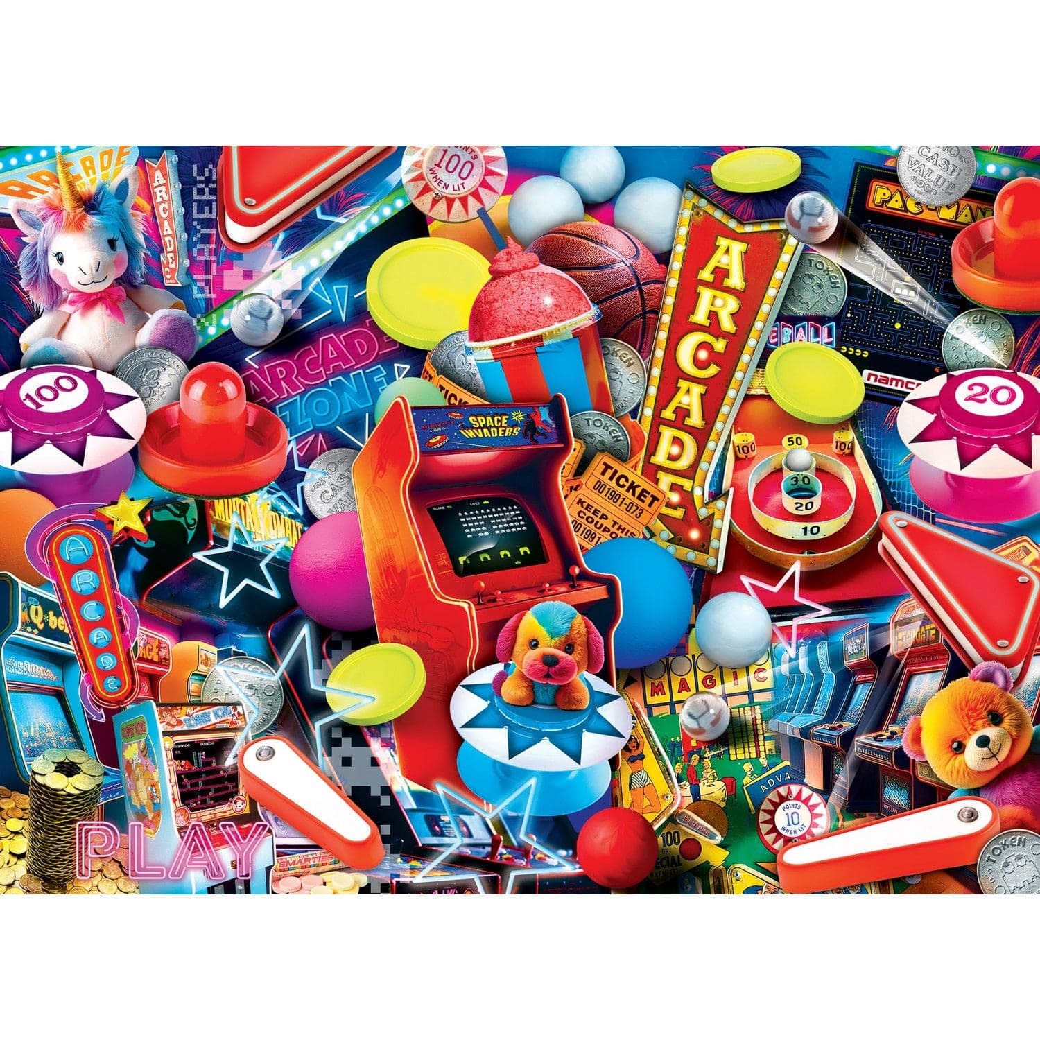Master Pieces Flashbacks - Spiele 1000 Teile Puzzle Master-Pieces-72540 von Master Pieces