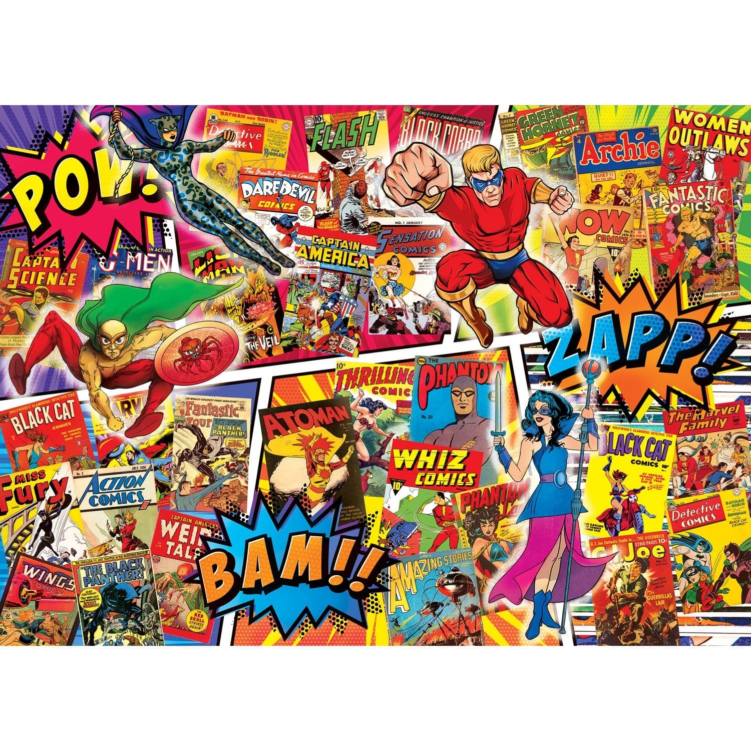 Master Pieces Flashbacks - Superhelden 1000 Teile Puzzle Master-Pieces-72541 von Master Pieces
