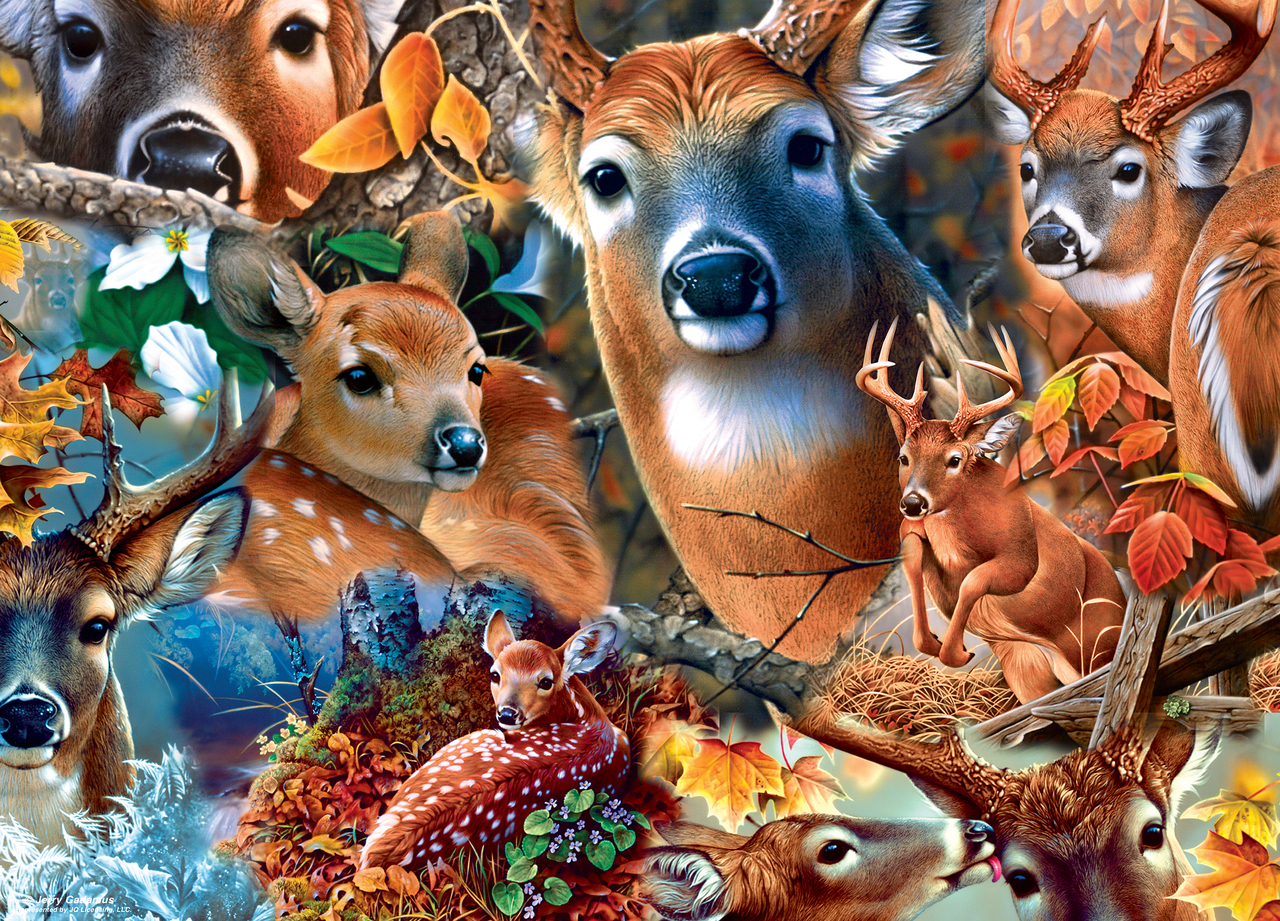 Master Pieces Forest Beauties 1000 Teile Puzzle Master-Pieces-71942 von Master Pieces