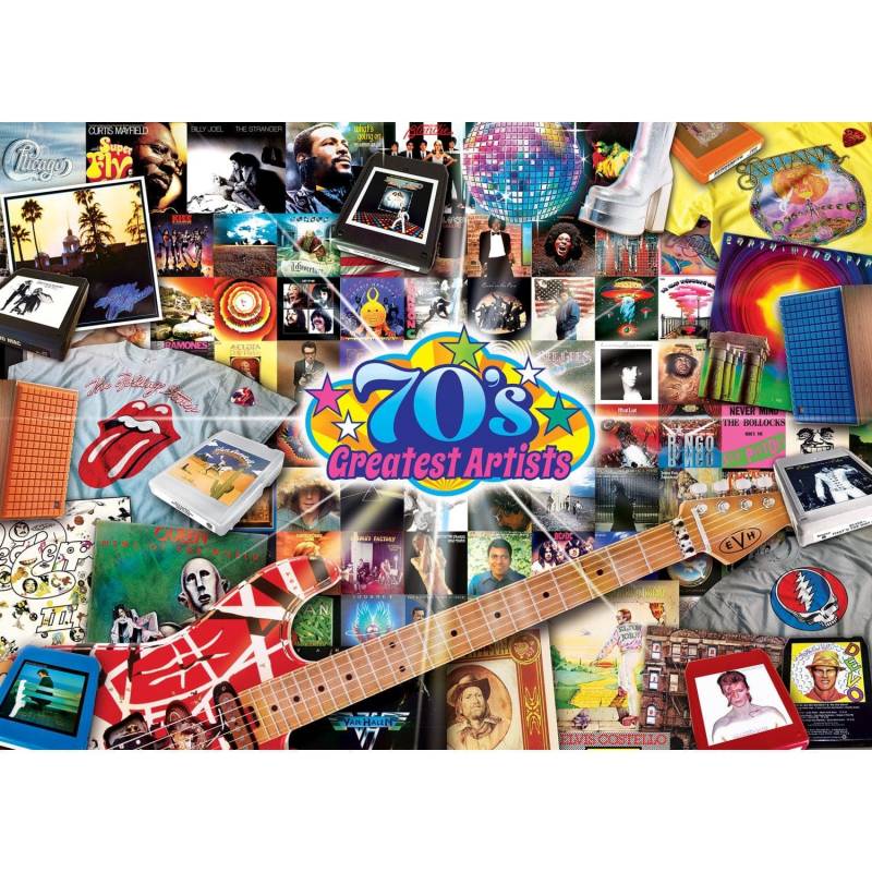 Master Pieces Greatest Hits - 70er Jahre 1000 Teile Puzzle Master-Pieces-72305 Master Pieces Greatest Hits - 70er Jahre 1000 Teile Puzzle Master-Pieces-72305 von Master Pieces