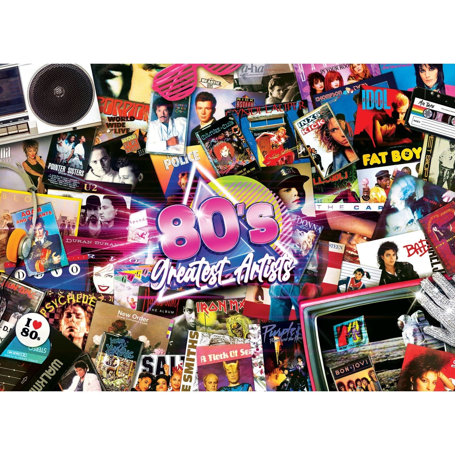 Master Pieces Greatest Hits - 80er Jahre 1000 Teile Puzzle Master-Pieces-72306 von Master Pieces