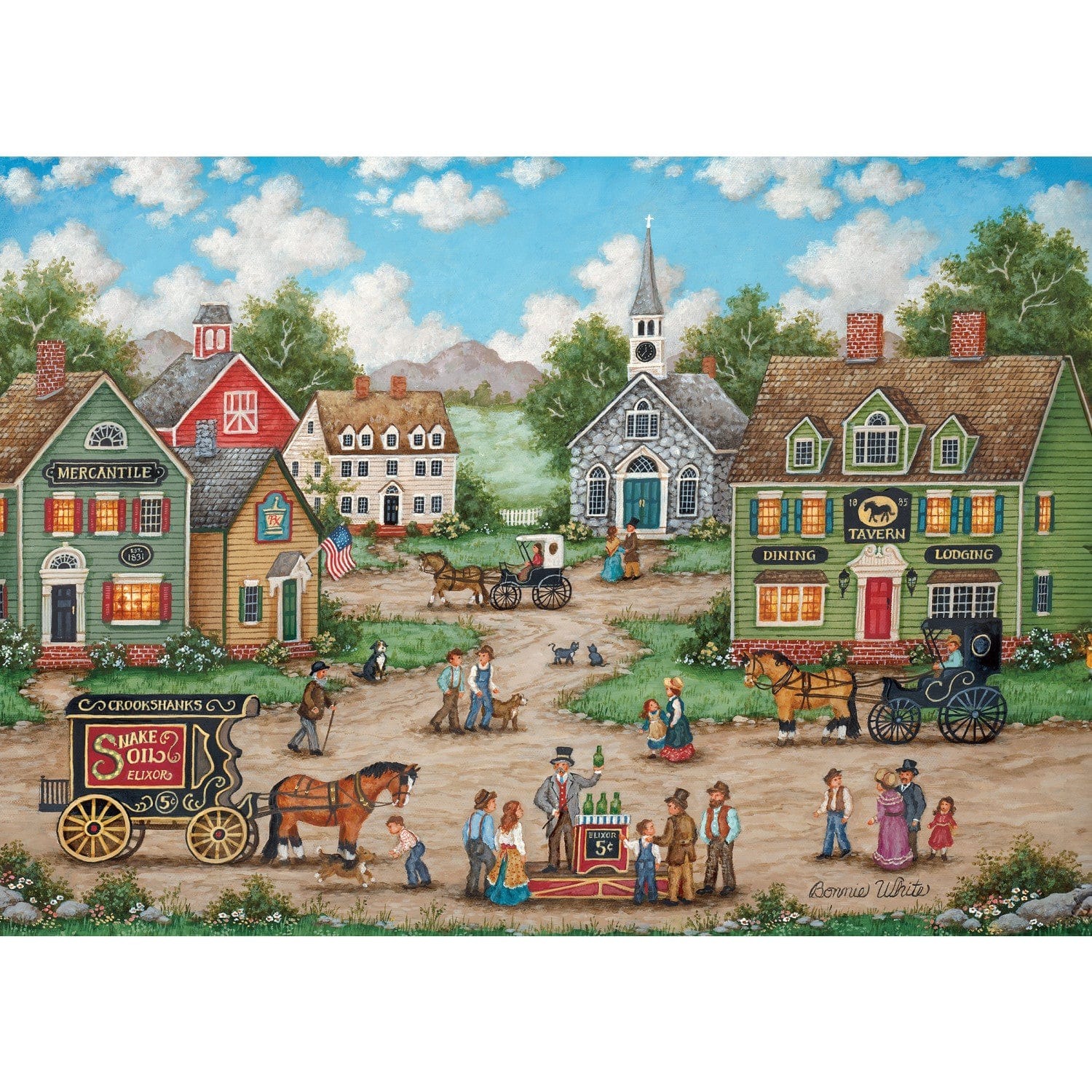 Master Pieces Heartland Collection - Crookshanks magisches Elixier 500 Teile Puzzle Master-Pieces-32552 von Master Pieces