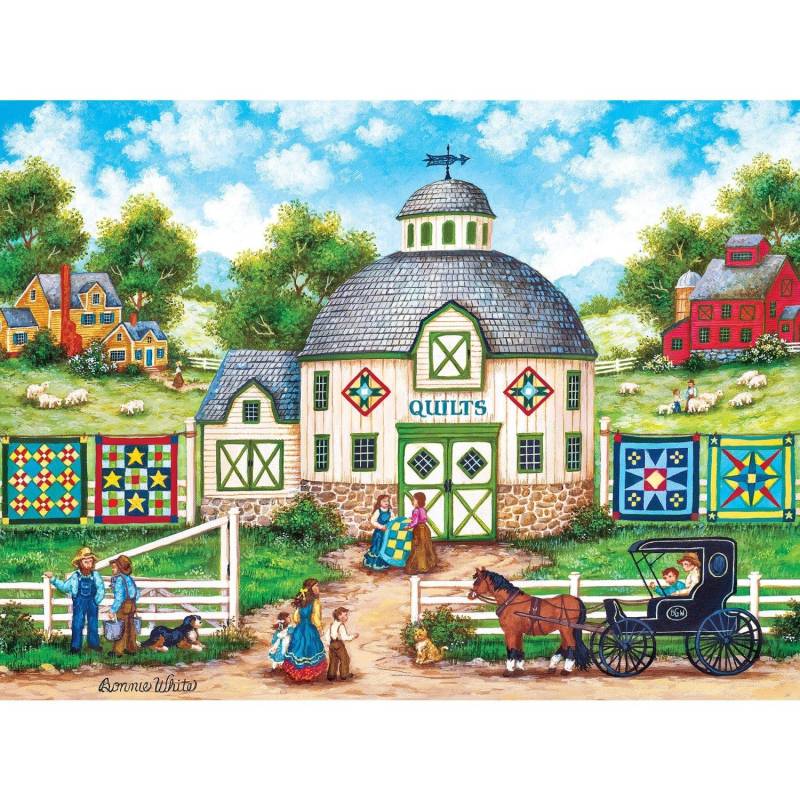 Master Pieces Heartland Collection - Die Quilt-Scheune 500 Teile Puzzle Master-Pieces-31979 von Master Pieces