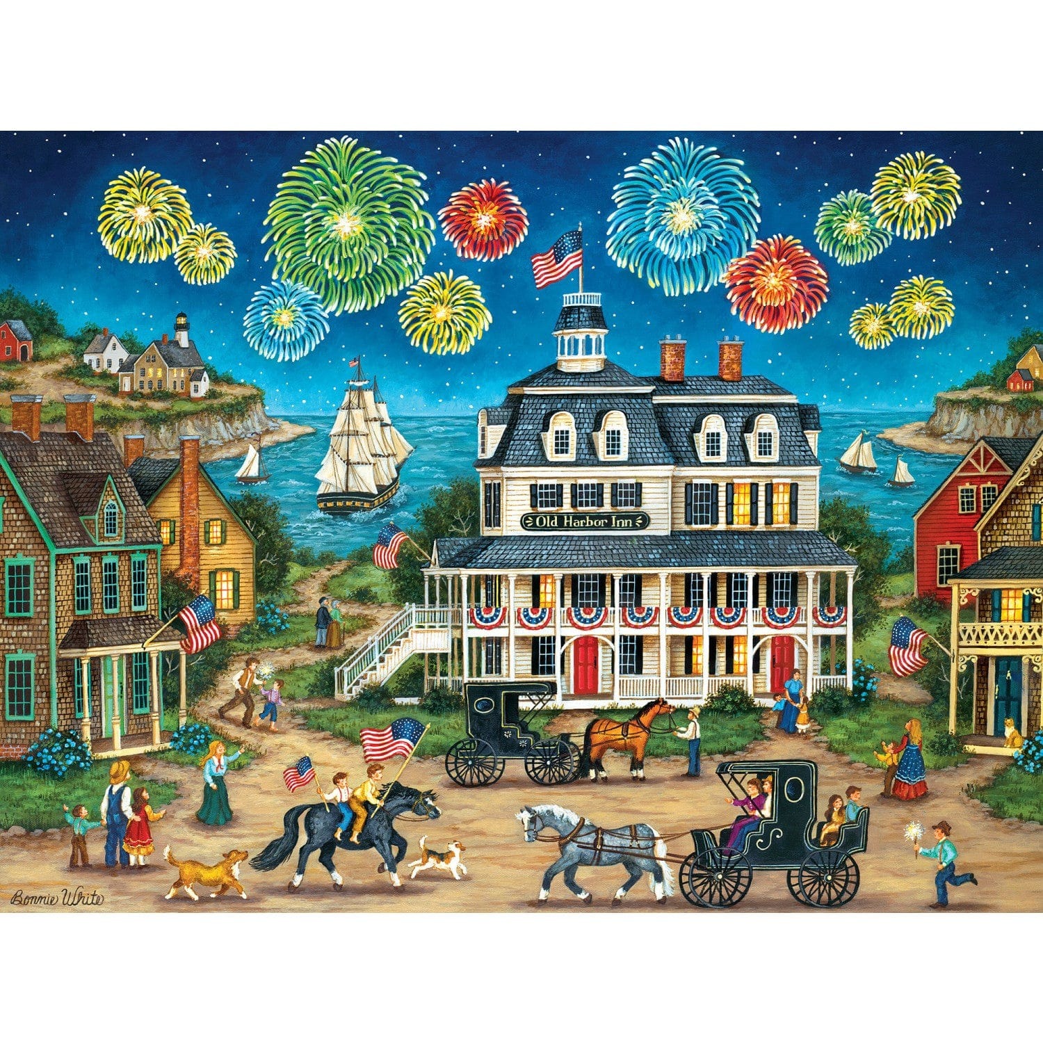 Master Pieces Heartland Collection - Feuerwerk 500 Teile Puzzle Master-Pieces-32073 von Master Pieces