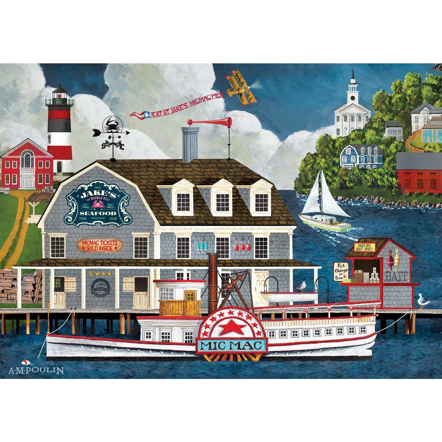 Master Pieces Heartland Kollection - Mimac Pier 500 Teile Puzzle Master-Pieces-32598 von Master Pieces