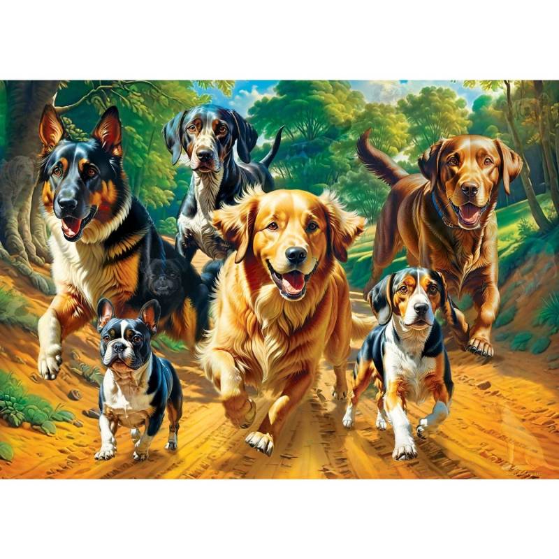 Master Pieces Hidden Images - Trailrunning - Glow in the Dark 500 Teile Puzzle Master-Pieces-32524 von Master Pieces