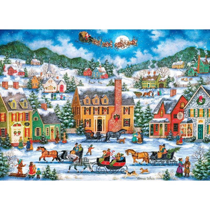 Master Pieces Holiday - Überflug an Heiligabend 1000 Teile Puzzle Master-Pieces-71773 Master Pieces Holiday - Überflug an Heiligabend 1000 Teile Puzzle Master-Pieces-71773 von Master Pieces