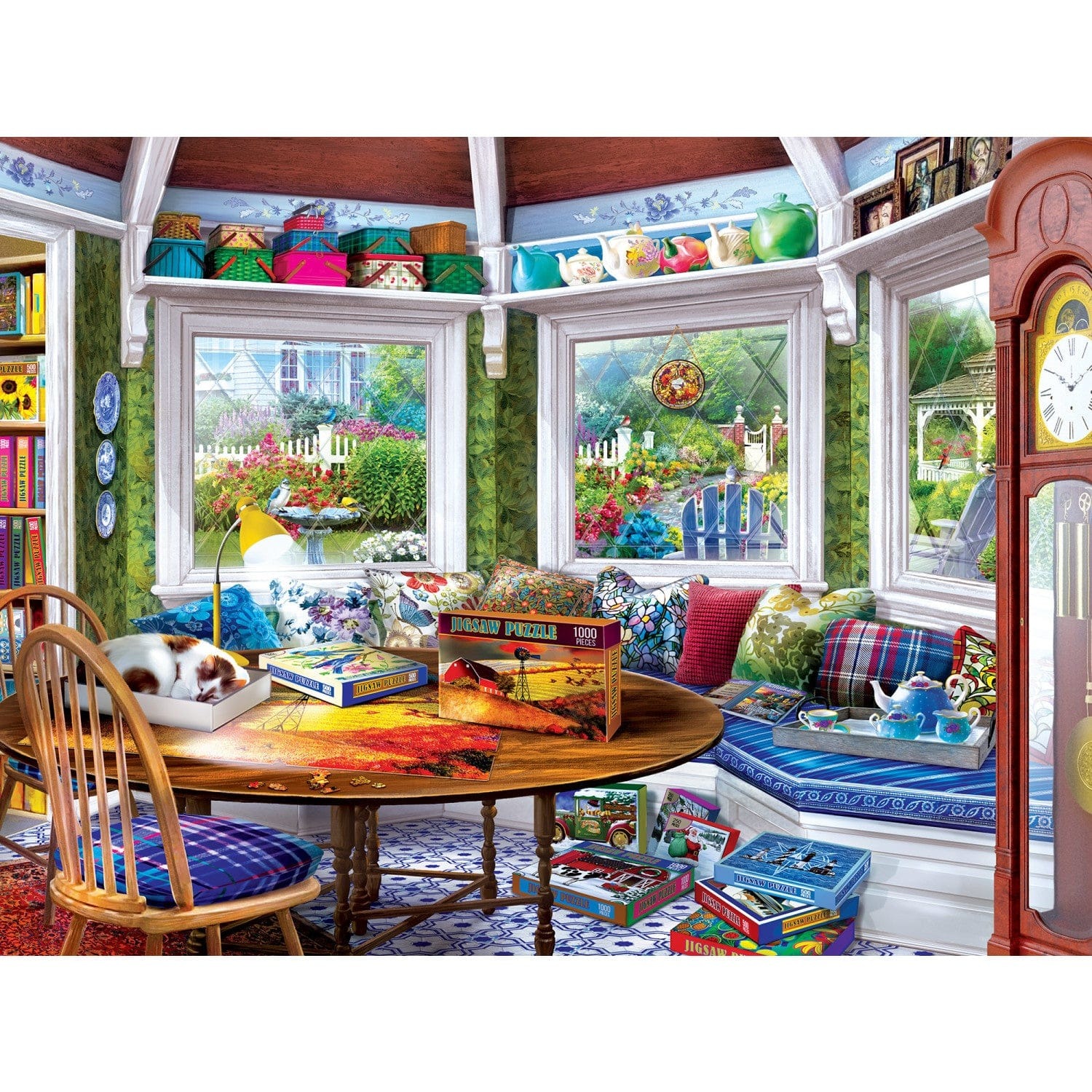 Master Pieces Home Sweet Home - Paradies für Puzzler 500 Teile Puzzle Master-Pieces-32183 von Master Pieces