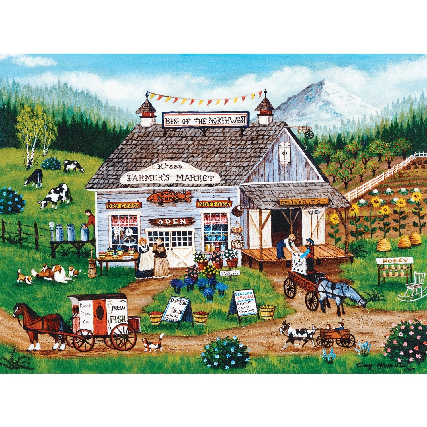 Master Pieces Homegrown - Das Beste aus dem Nordwesten 750 Teile Puzzle Master-Pieces-31804 von Master Pieces