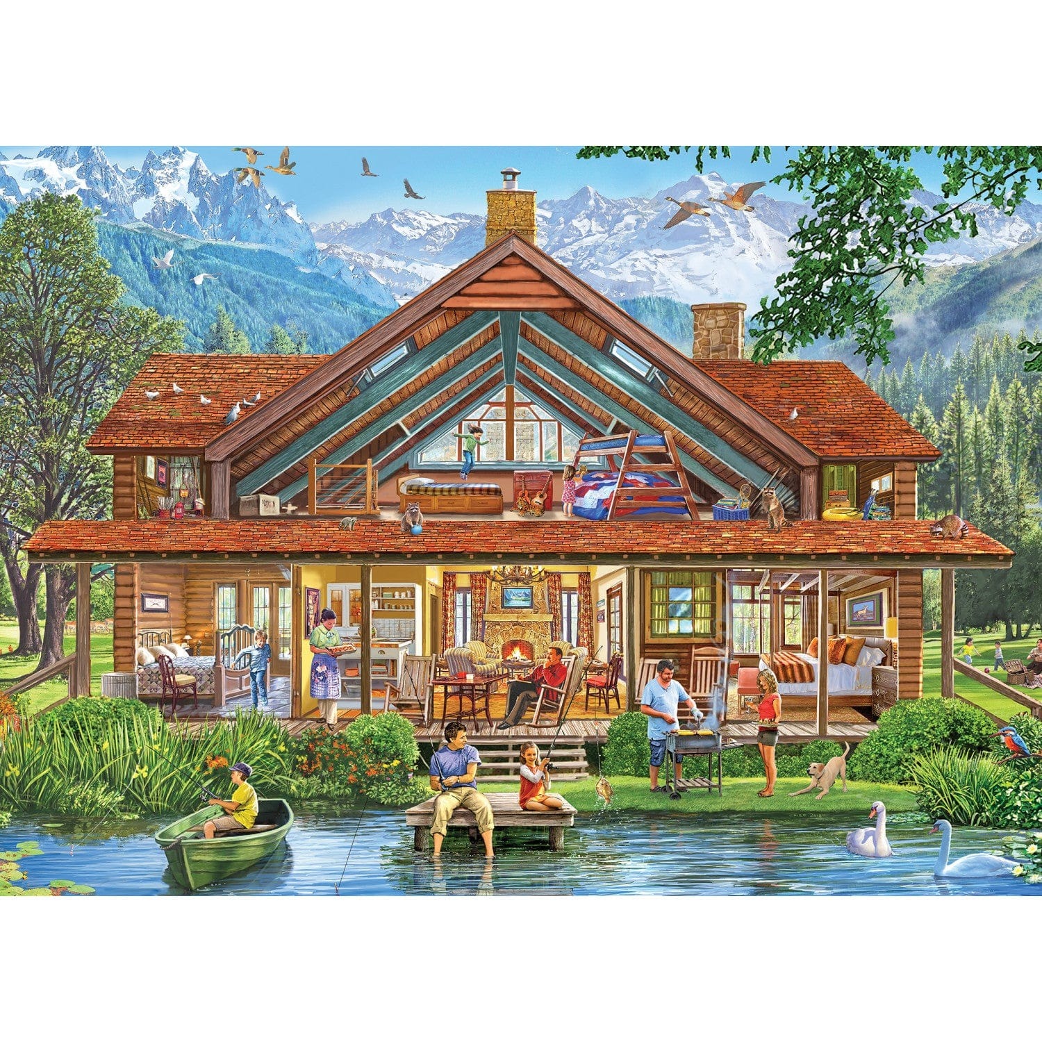 Master Pieces Inside Out - Camping Lodge 1000 Teile Puzzle Master-Pieces-72432 Master Pieces Inside Out - Camping Lodge 1000 Teile Puzzle Master-Pieces-72432 von Master Pieces