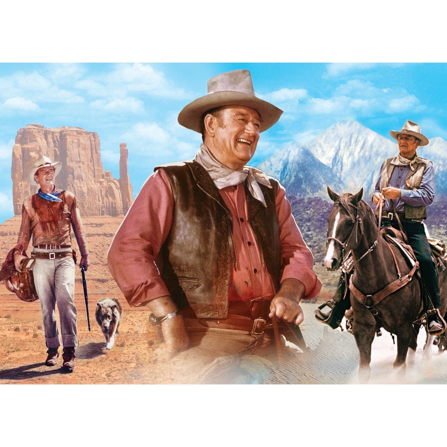 Master Pieces John Wayne - Auf den Spuren 1000 Teile Puzzle Master-Pieces-33639 von Master Pieces