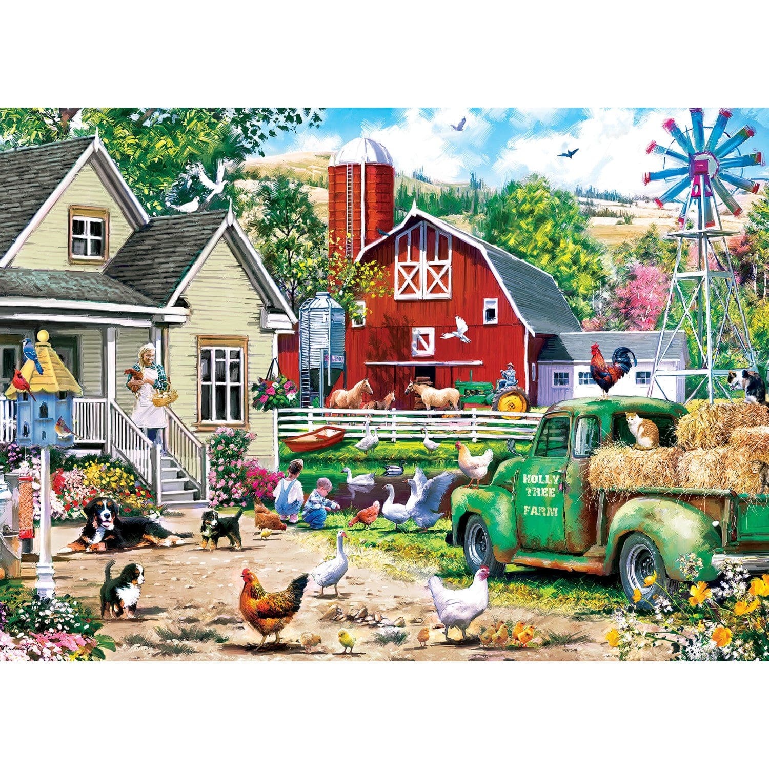 Master Pieces MasterPiece Gallery - Holly Tree Farm 1000 Teile Puzzle Master-Pieces-82136 von Master Pieces