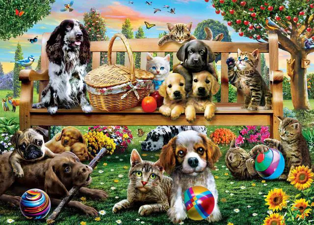 Master Pieces Masterpiece Gallery - Treffen im Park 1000 Teile Puzzle Master-Pieces-72234 von Master Pieces