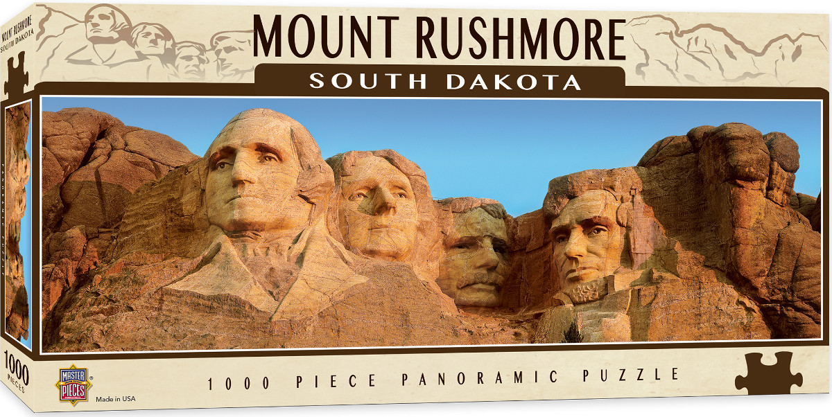 Master Pieces Mount Rushmore, South Dakota 1000 Teile Puzzle Master-Pieces-71583 von Master Pieces