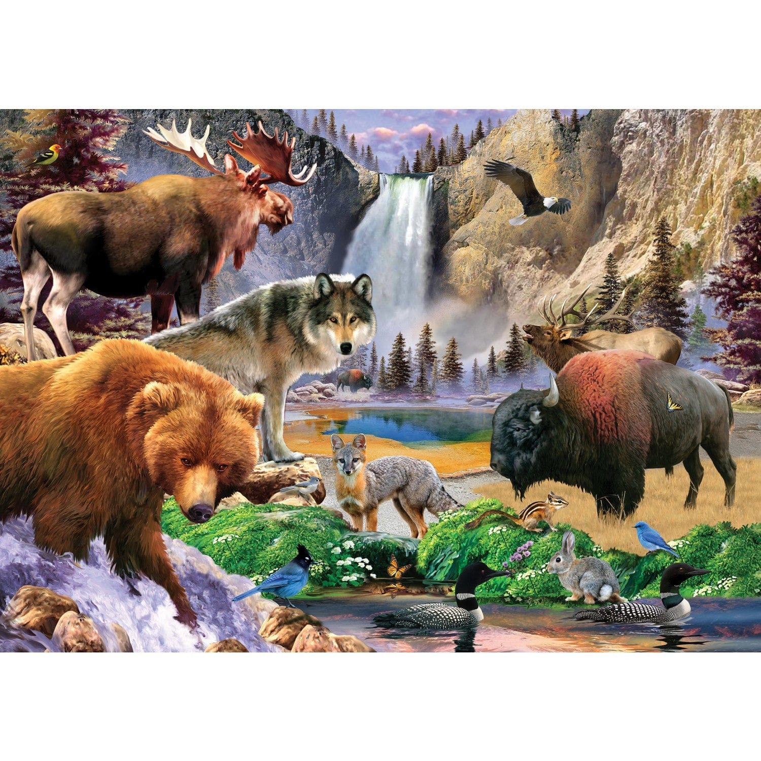 Master Pieces Nationalparks - Yellowstone 500 Teile Puzzle Master-Pieces-82209 von Master Pieces