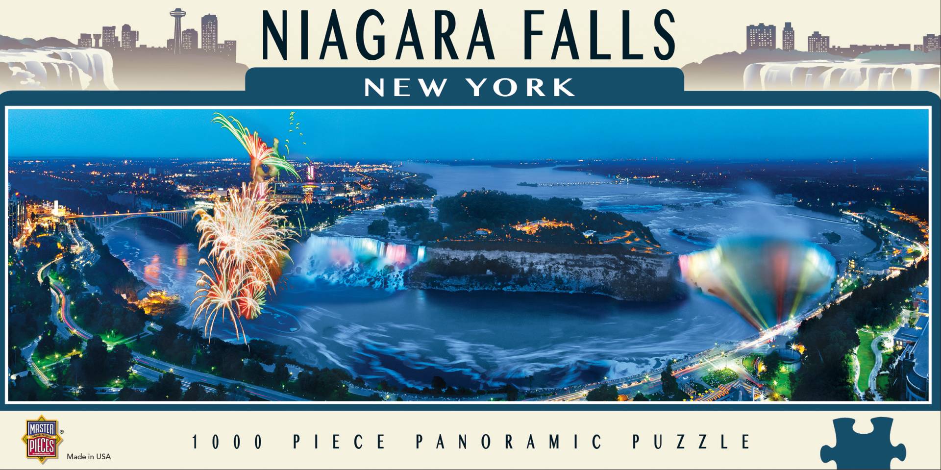 Master Pieces Niagara Falls, New York 1000 Teile Puzzle Master-Pieces-71584 Master Pieces Niagara Falls, New York 1000 Teile Puzzle Master-Pieces-71584 von Master Pieces