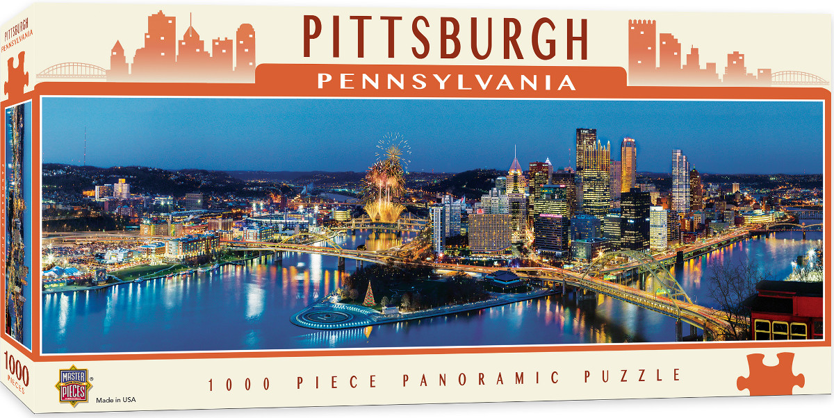 Master Pieces Pittsburgh, Pennsylvania 1000 Teile Puzzle Master-Pieces-71589 von Master Pieces