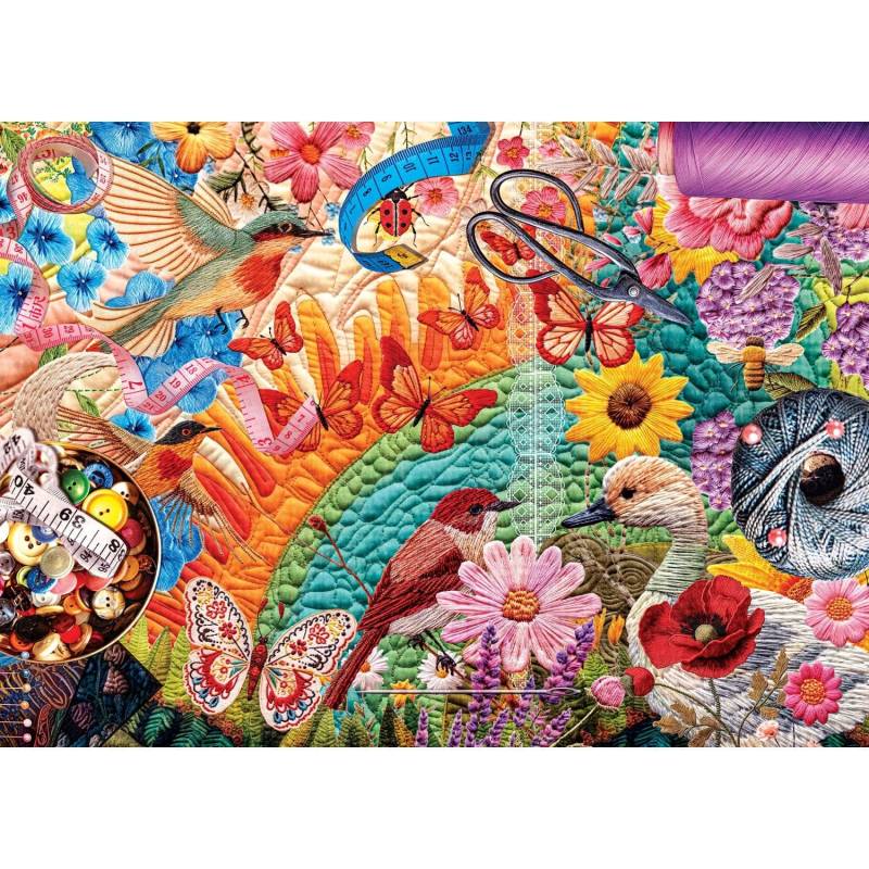 Master Pieces Quilted - Kreativität im Flug 1000 Teile Puzzle Master-Pieces-72454 Master Pieces Quilted - Kreativität im Flug 1000 Teile Puzzle Master-Pieces-72454 von Master Pieces