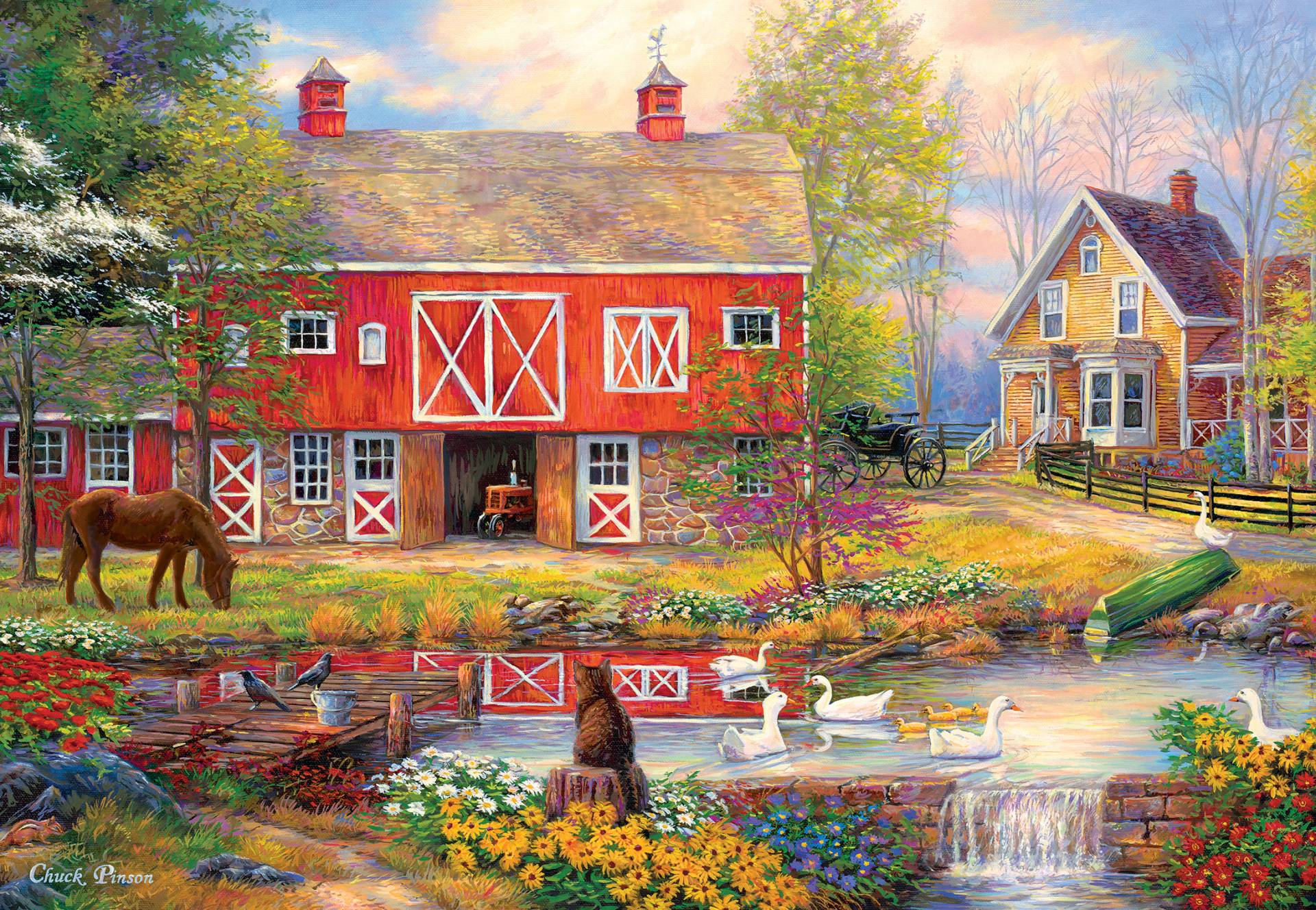 Master Pieces Reflections on Country Living 2000 Teile Puzzle Master-Pieces-72047 von Master Pieces