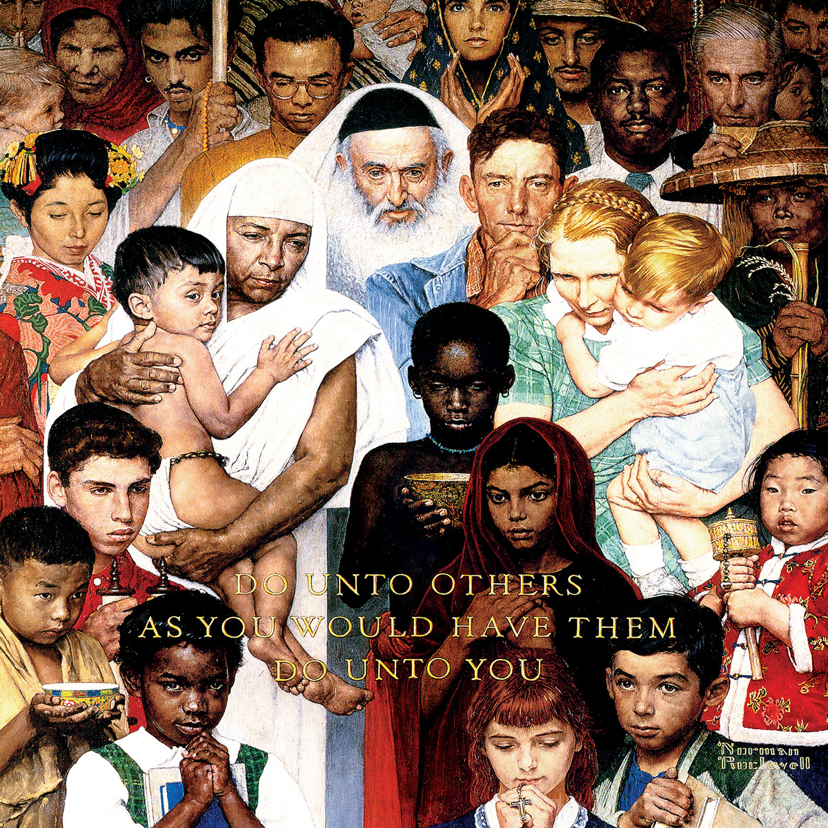 Master Pieces Saturday Evening Post - The Golden Rule 1000 Teile Puzzle Master-Pieces-72175 Master Pieces Saturday Evening Post - The Golden Rule 1000 Teile Puzzle Master-Pieces-72175 von Master Pieces