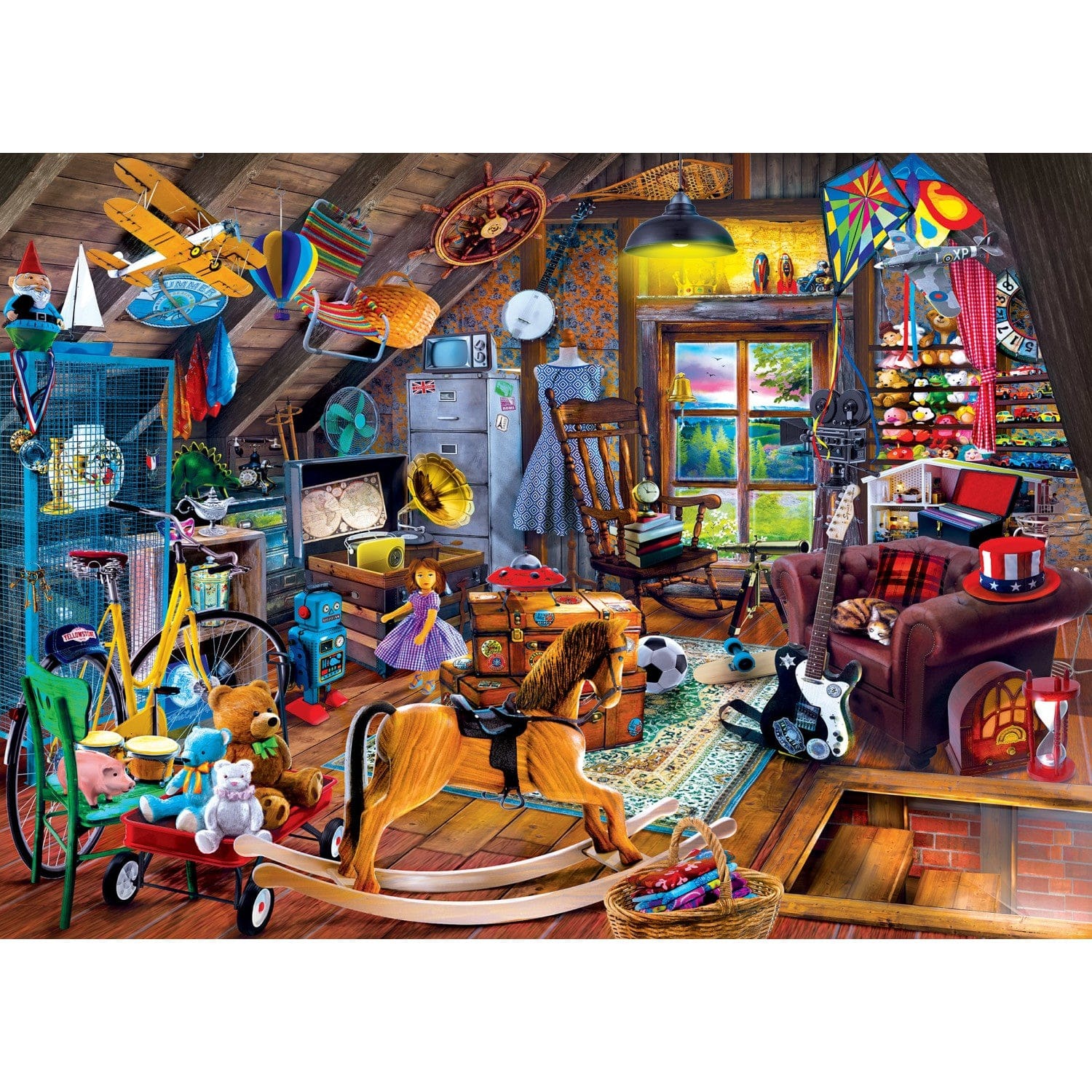 Master Pieces Seek & Find - Spielzimmer 1000 Teile Puzzle Master-Pieces-72215 von Master Pieces
