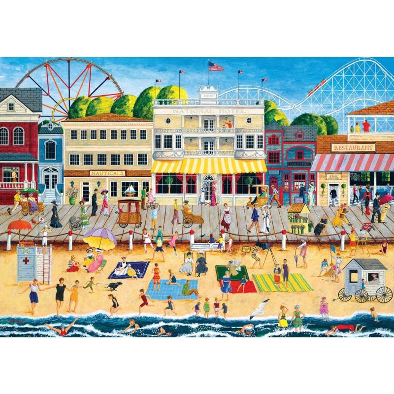 Master Pieces Signature - Auf der Promenade 3000 Teile Puzzle Master-Pieces-72367 von Master Pieces