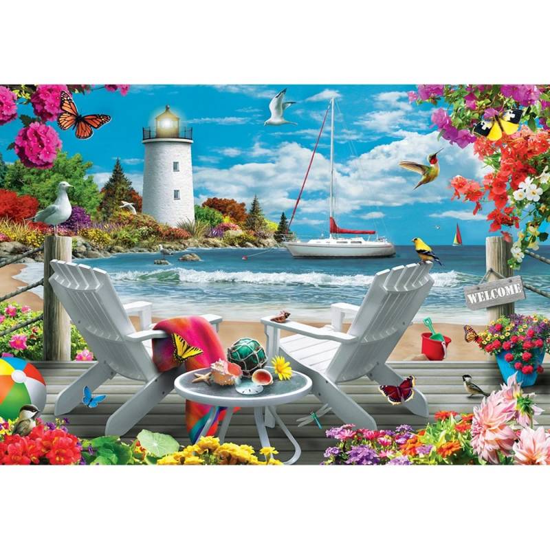 Master Pieces Signature - Coastal Escape 2000 Teile Puzzle Master-Pieces-81401 Master Pieces Signature - Coastal Escape 2000 Teile Puzzle Master-Pieces-81401 von Master Pieces