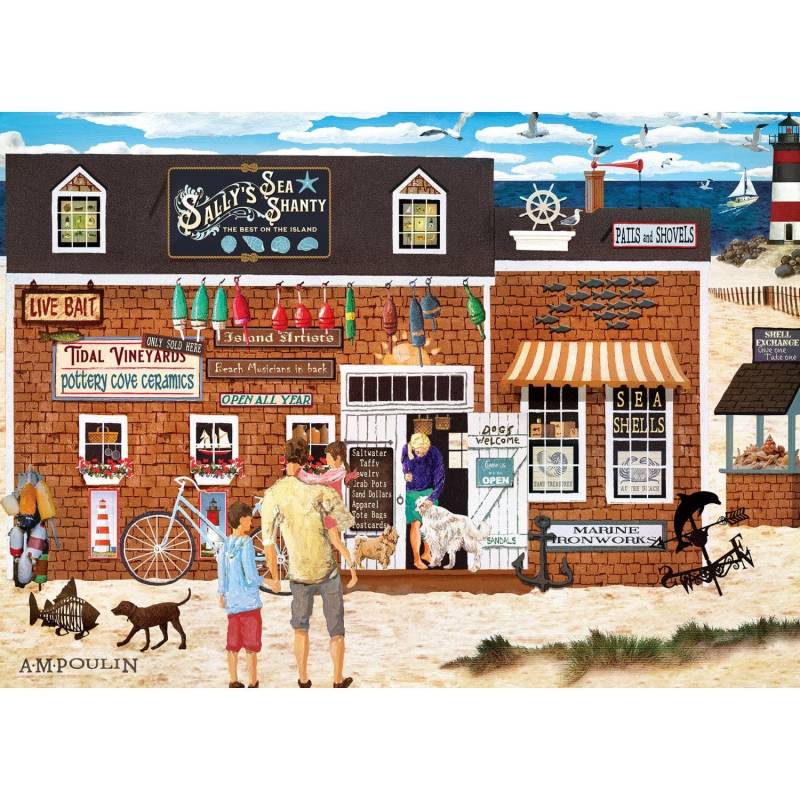Master Pieces Strandleben - Sally's Seaside Shanty 1000 Teile Puzzle Master-Pieces-72569 Master Pieces Strandleben - Sally's Seaside Shanty 1000 Teile Puzzle Master-Pieces-72569 von Master Pieces