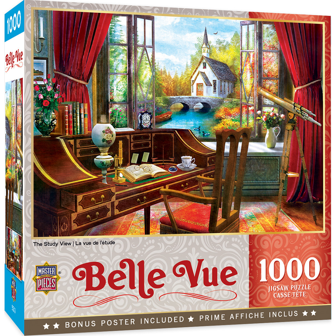 Master Pieces The Study View 1000 Teile Puzzle Master-Pieces-72106 von Master Pieces