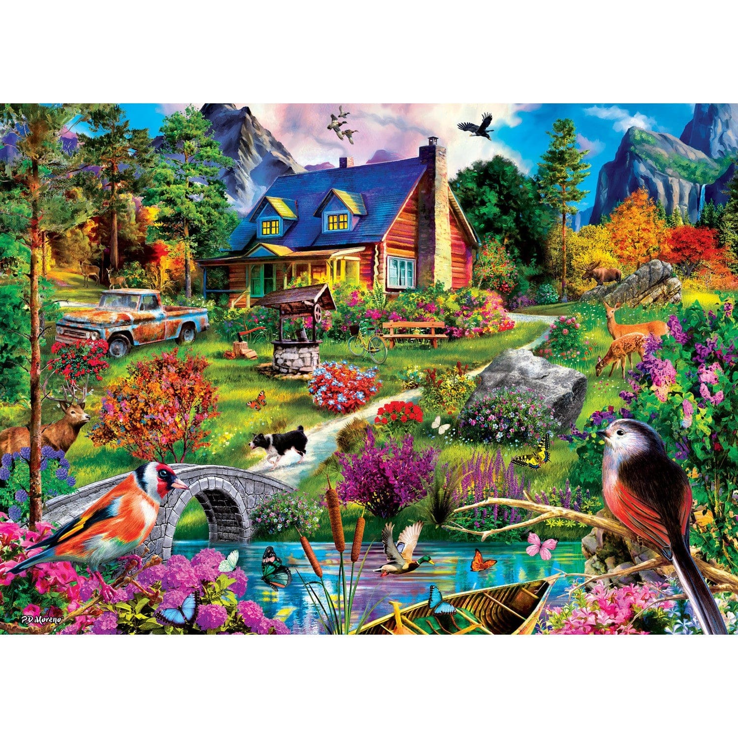 Master Pieces Tranquility - Cottage in den Hügeln 1000 Teile Puzzle Master-Pieces-72265 Master Pieces Tranquility - Cottage in den Hügeln 1000 Teile Puzzle Master-Pieces-72265 von Master Pieces
