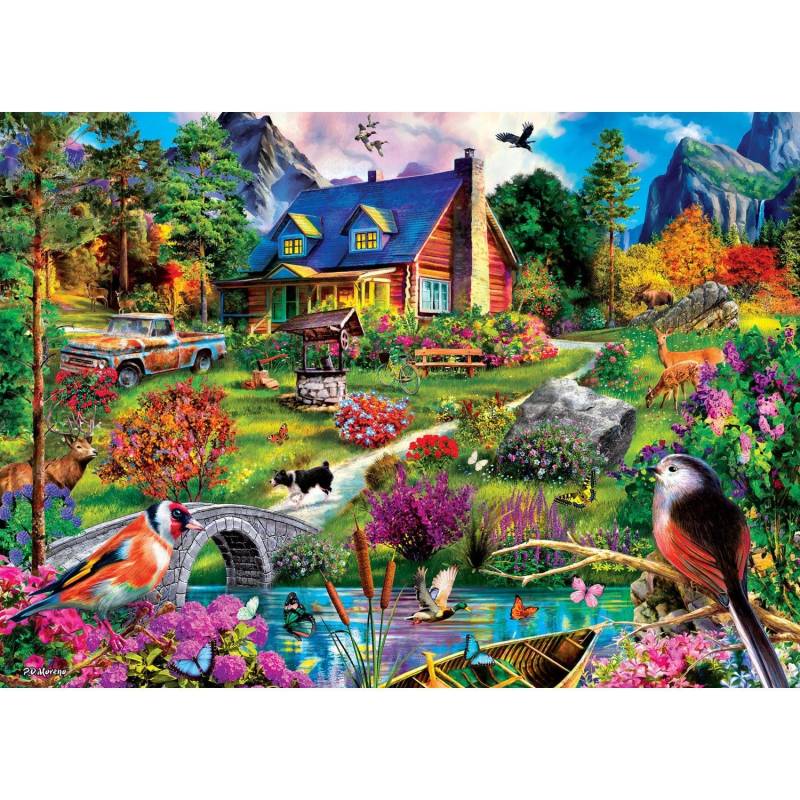 Master Pieces Tranquility - Cottage in den Hügeln 1000 Teile Puzzle Master-Pieces-72265 Master Pieces Tranquility - Cottage in den Hügeln 1000 Teile Puzzle Master-Pieces-72265 von Master Pieces