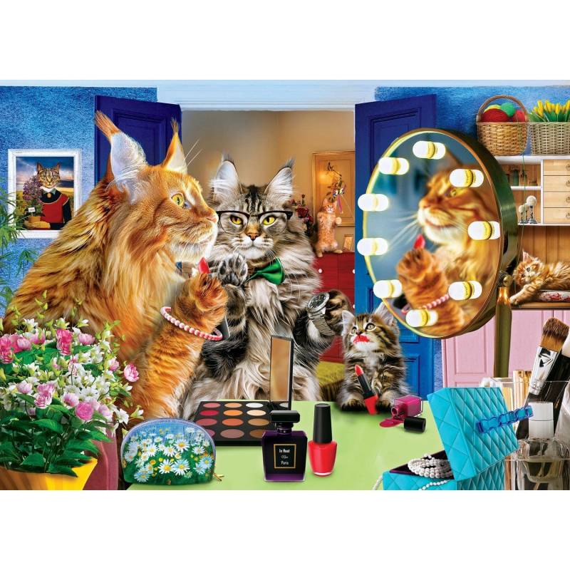 Master Pieces Wild & Whimsical - Die Gästetoilette 1000 Teile Puzzle Master-Pieces-72543 von Master Pieces