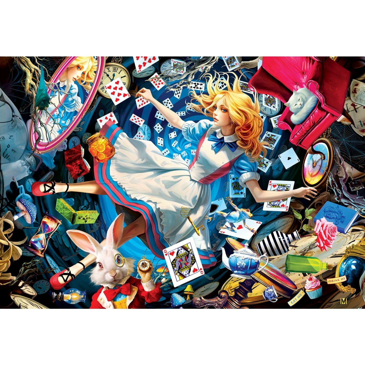 Master Pieces XXL Teile - Alice im Wunderland - EZ Grip 1000 Teile Puzzle Master-Pieces-72559 Master Pieces XXL Teile - Alice im Wunderland - EZ Grip 1000 Teile Puzzle Master-Pieces-72559 von Master Pieces