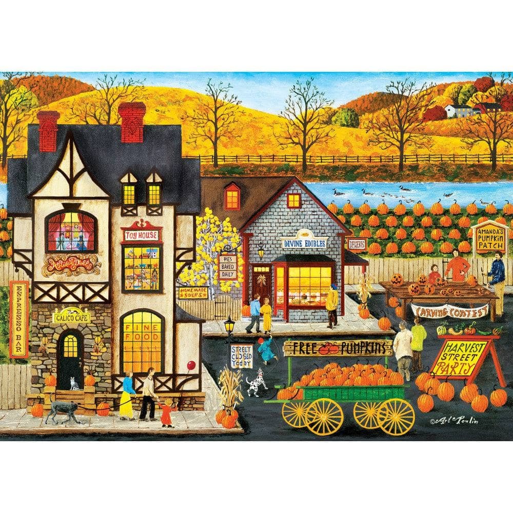 Master Pieces XXL Teile - Americana - Harvest Street Party - EZ Grip 500 Teile Puzzle Master-Pieces-32252 von Master Pieces