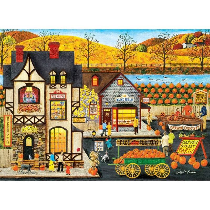 Master Pieces XXL Teile - Americana - Harvest Street Party - EZ Grip 500 Teile Puzzle Master-Pieces-32252 von Master Pieces