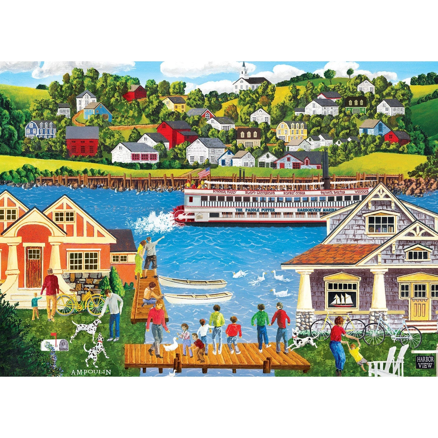 Master Pieces XXL Teile - Americana - Süße Sommererinnerungen - EZ Grip 500 Teile Puzzle Master-Pieces-32548 von Master Pieces