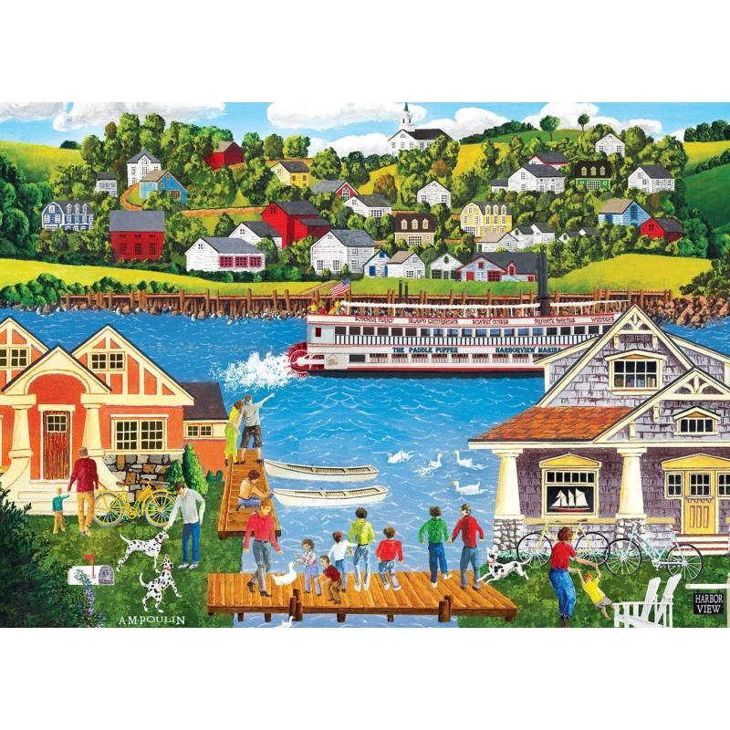 Master Pieces XXL Teile - Americana - Süße Sommererinnerungen - EZ Grip 500 Teile Puzzle Master-Pieces-32548 von Master Pieces