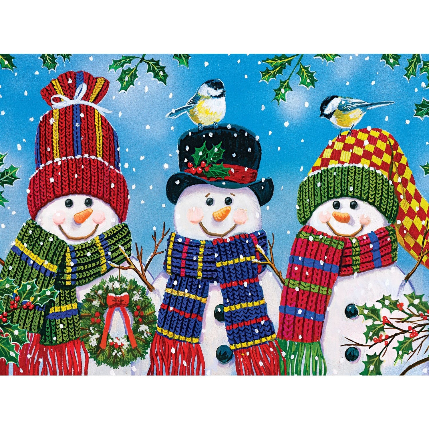 Master Pieces XXL Teile - Happy Holidays - Verschneite Nachmittagsfreunde - EZ Grip 300 Teile Puzzle Master-Pieces-31910 von Master Pieces