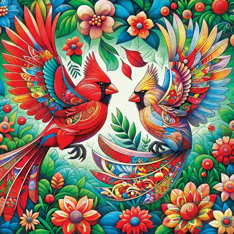 Master Pieces XXL Teile - Kaleidoskop - Tanz im Frühling - EZ Grip 300 Teile Puzzle Master-Pieces-32510 von Master Pieces