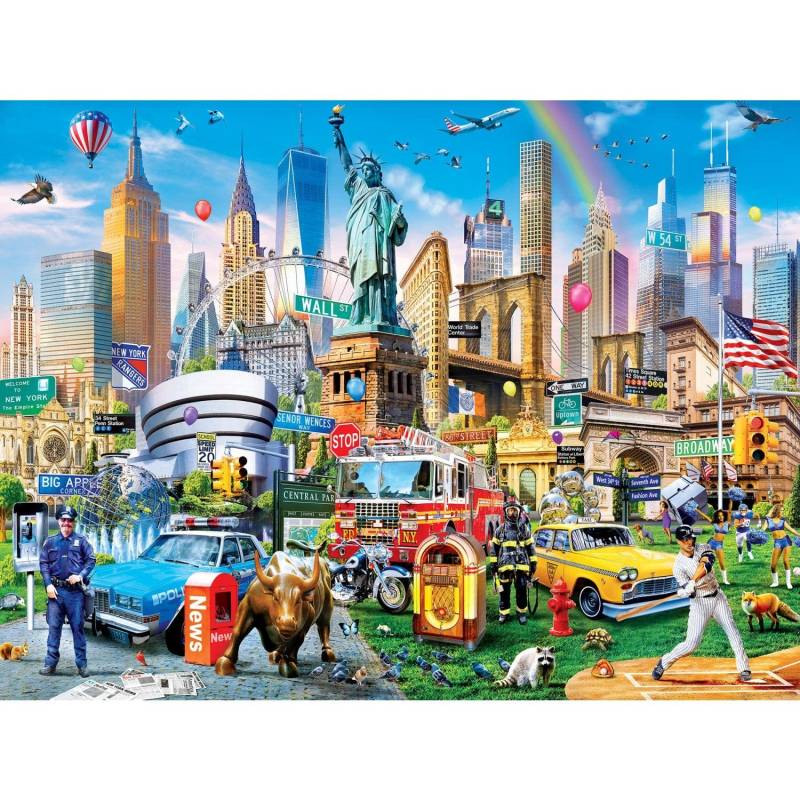 Master Pieces XXL Teile - Medley - Big Apple - EZ Grip 300 Teile Puzzle Master-Pieces-32279 von Master Pieces